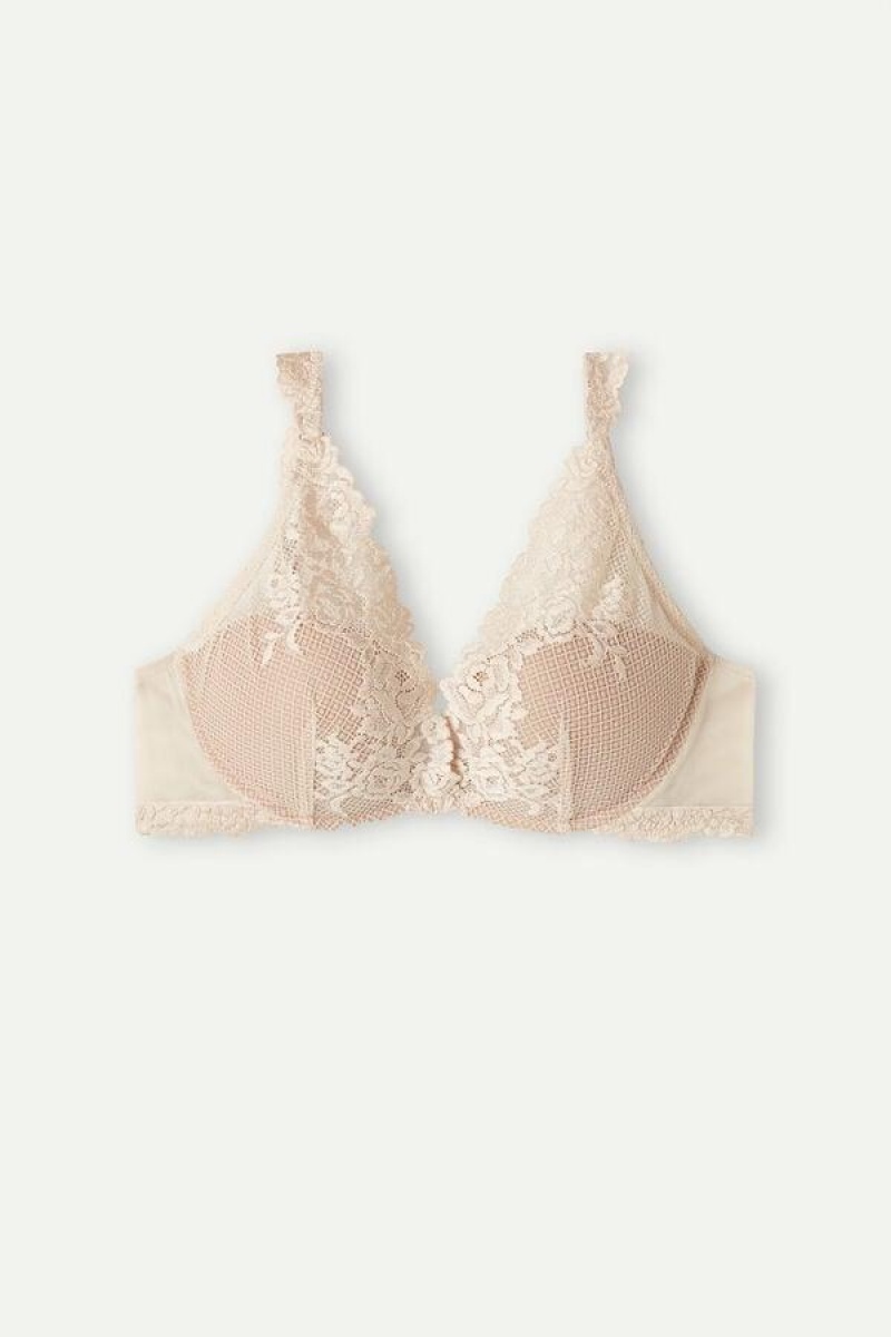 Intimissimi Pretty Flowers Giorgia Balconette Ženske Grudnjaci Roze | HR 1048APV