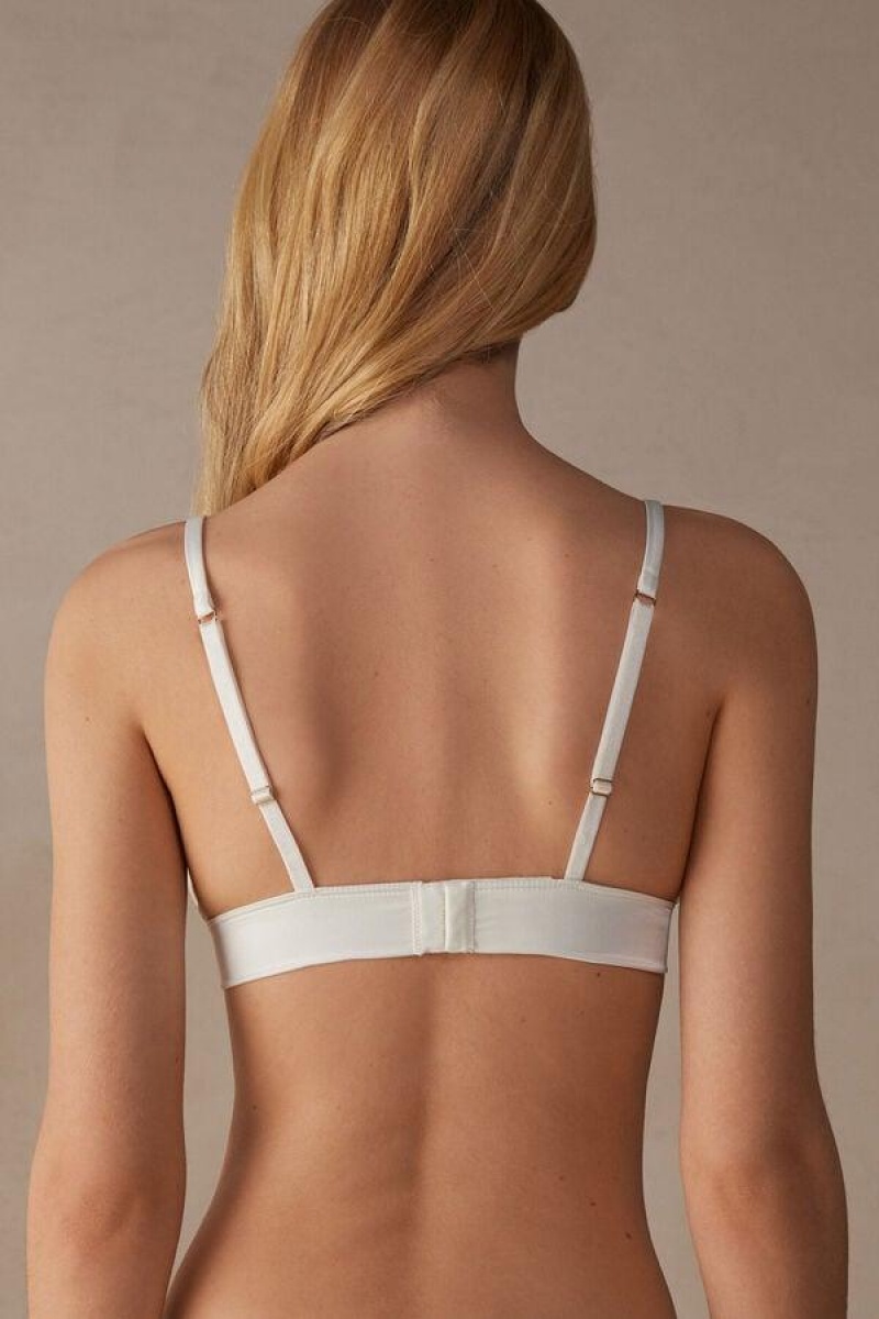 Intimissimi Pure Charme Triangle Ženske Grudnjaci Bijele | HR 1381YUK