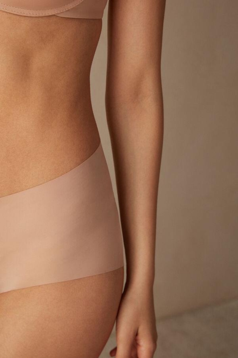 Intimissimi Seamless Microfiber Hipster Ženske Gaćice Bež | HR 2333LHI