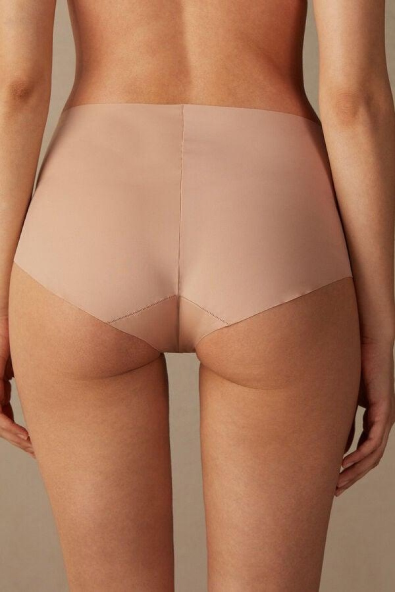 Intimissimi Seamless Microfiber Hipster Ženske Gaćice Bež | HR 2333LHI