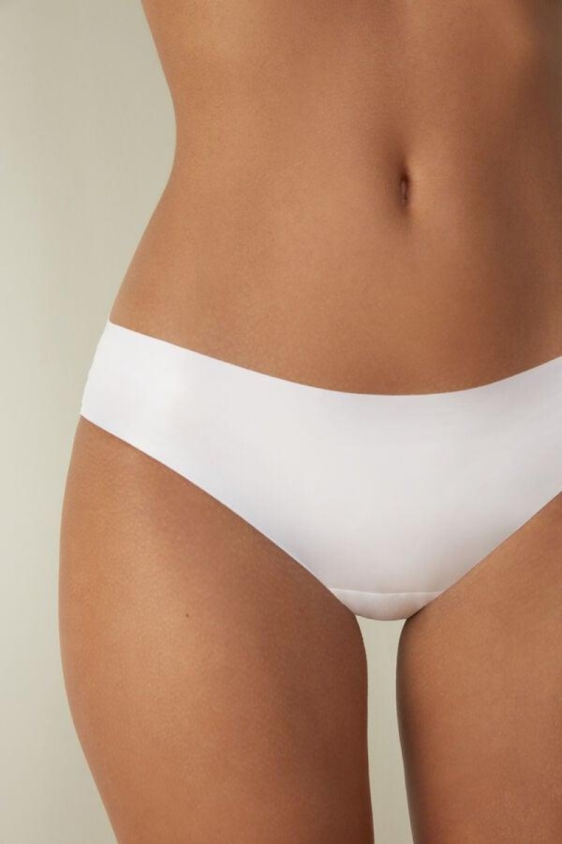 Intimissimi Seamless Microfiber Ženske Gaćice Bijele | HR 2421ORK