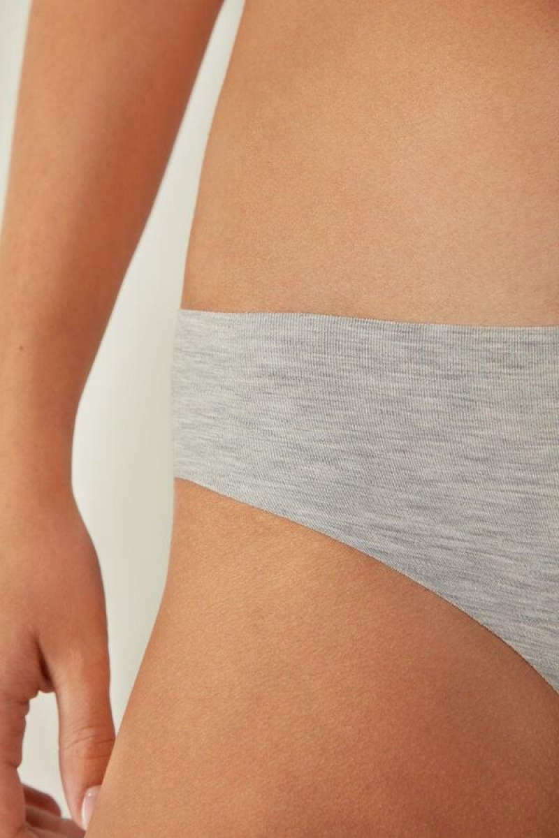 Intimissimi Seamless Supima® Cotton Ženske Gaćice Svijetlo Sive | HR 2423UTZ