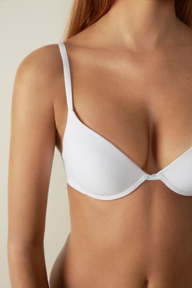 Intimissimi Simona Microfiber Super Push-Up Ženske Grudnjaci Bijele | HR 1343ZGY