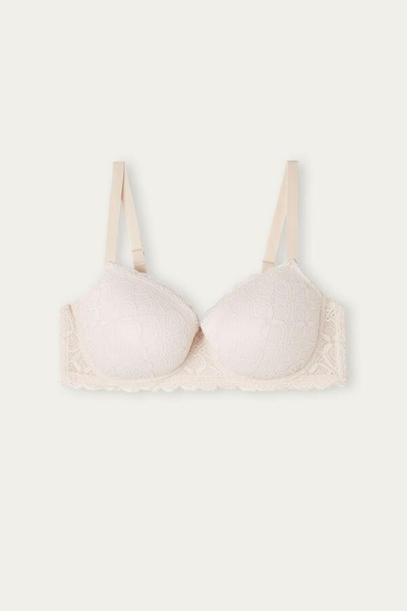 Intimissimi Sofia Balconette in Lace Ženske Grudnjaci Roze | HR 1603ZGY