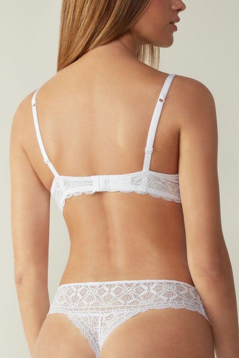 Intimissimi Sofia Balconette in Lace Ženske Grudnjaci Bijele | HR 1610QZD