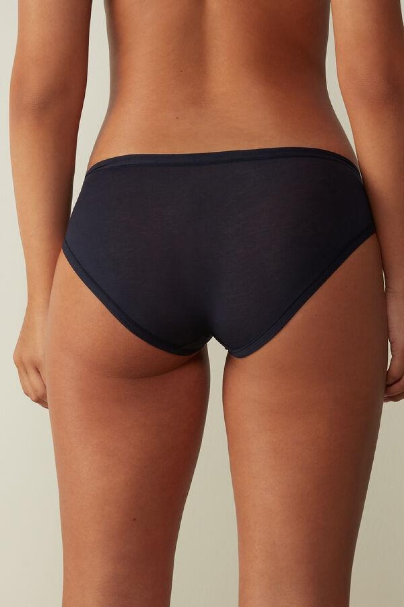 Intimissimi Ultralight Supima® Cotton Briefs Ženske Gaćice Plave | HR 2435XFY