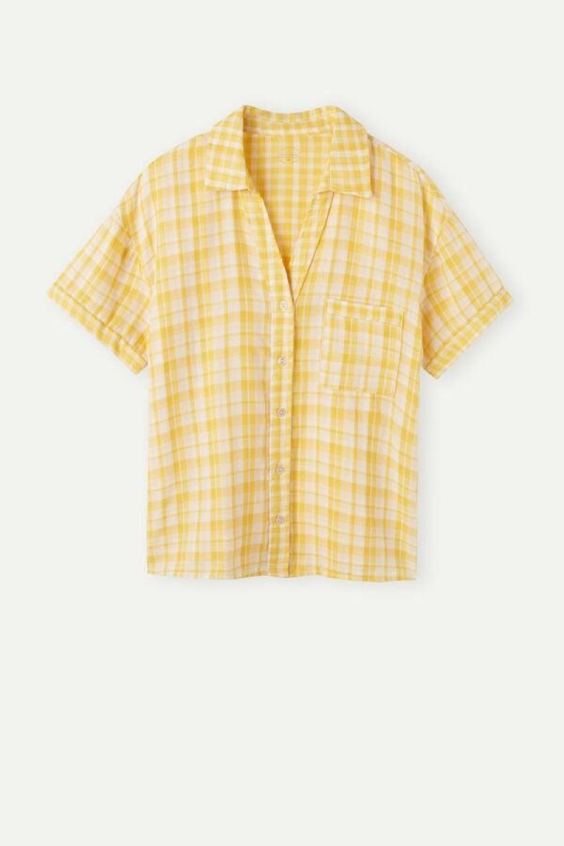 Intimissimi Yellow Submarine Short Sleeve Top Ženske Pidžama Žute | HR 2115SOB